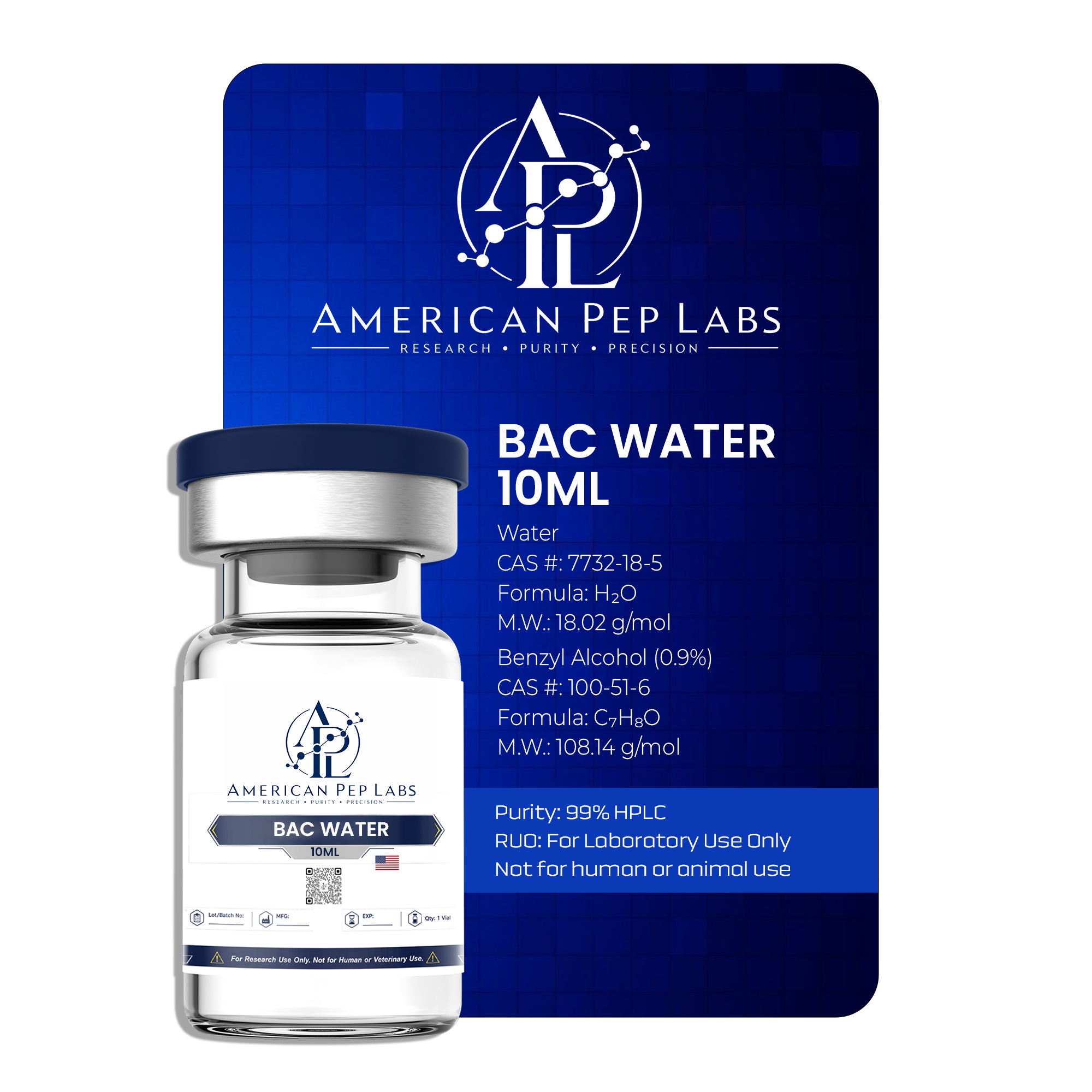 Bacteriostatic Water 0.9% Benzyl Alcohol solution